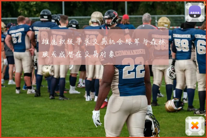 雄鹿积极寻求交易机会绿军与森林狼或成潜在交易对象